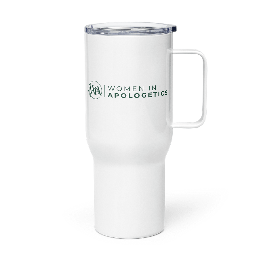 Women in Apologetics Travel Mug with Straw product image (3)
