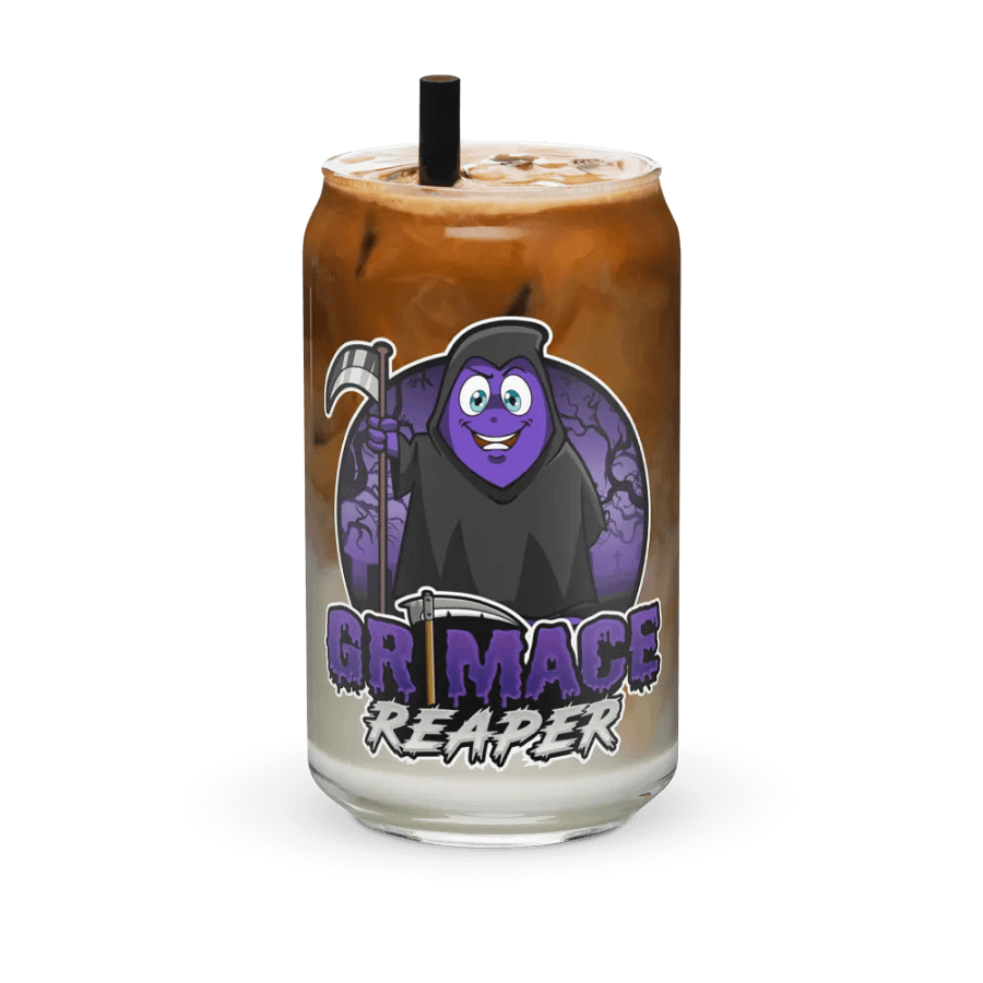 The Grimace Reaper Glass Cup product image (36)