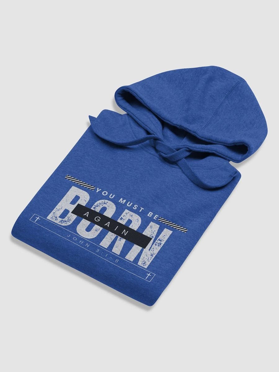Born Again Unisex Premium Hoodie (Royal Blue) product image (6)