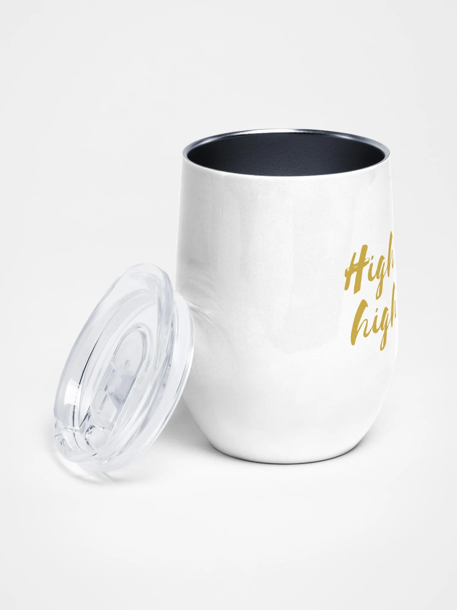 Golden High Vibe Wine Tumbler product image (2)