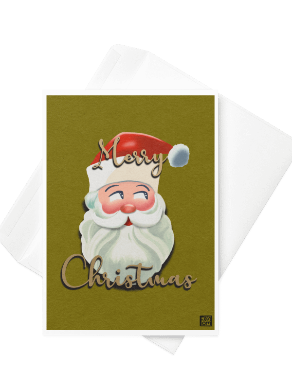 Santa Merry Christmas (green) product image (1)