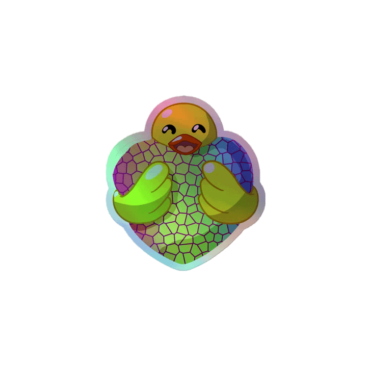 Dinkle-hug - Holographic Sticker product image (1)