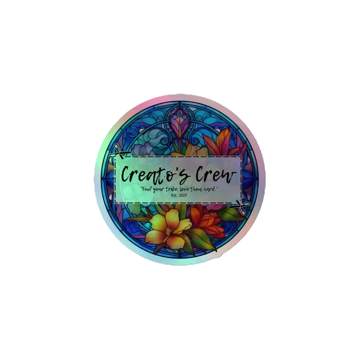 Crew Holographic Logo Sticker 2 product image (1)