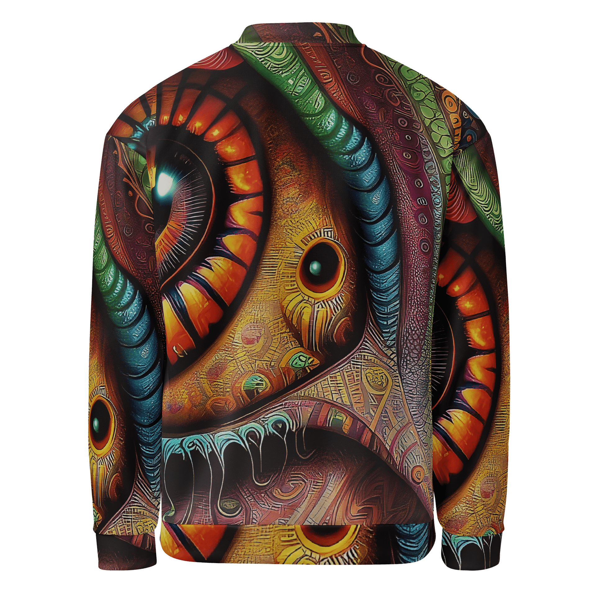 Abstract Eye Print Bomber Jacket product image (2)