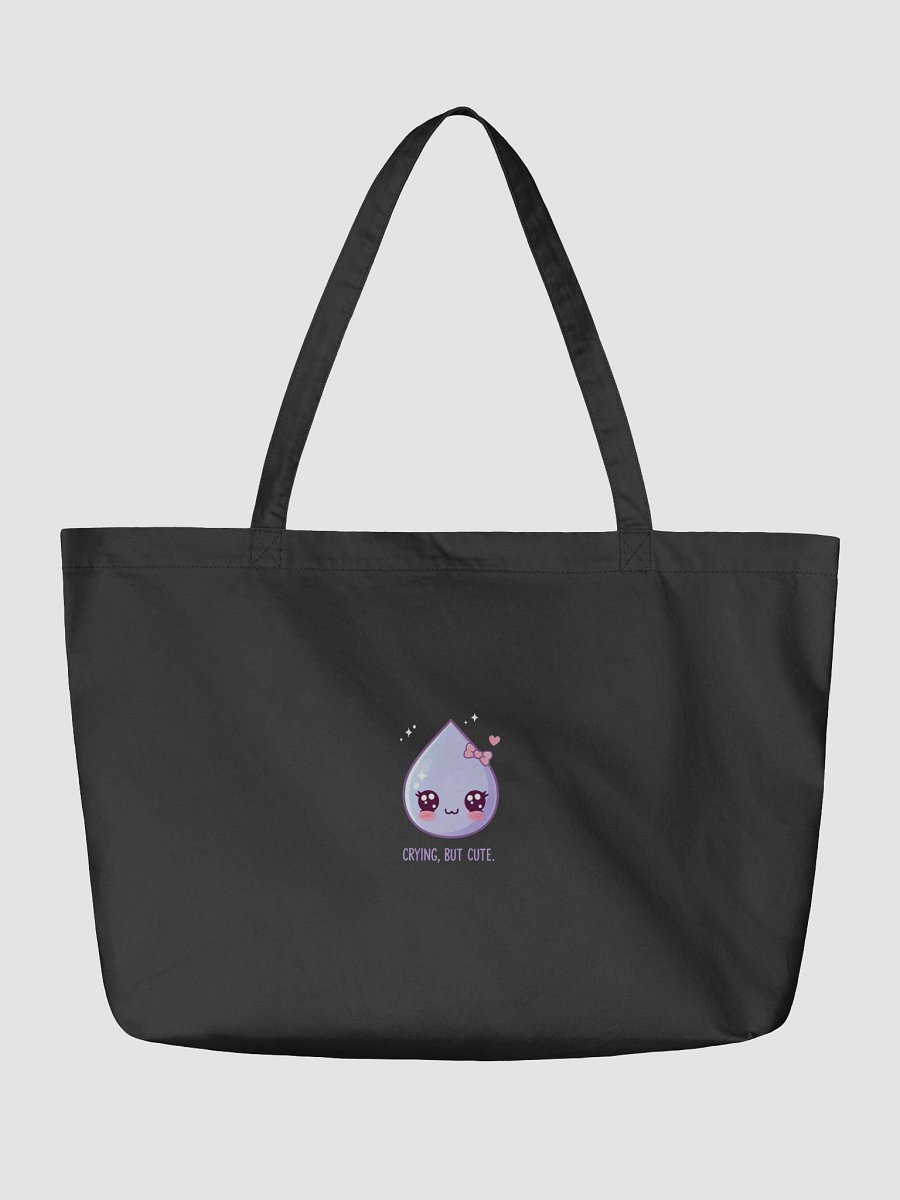 Crying, But Cute – Cotton Tote Bag product image (2)
