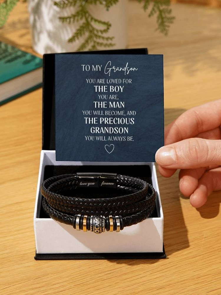 Grandson Forever Bracelet - You Are Loved For The Boy product image (3)