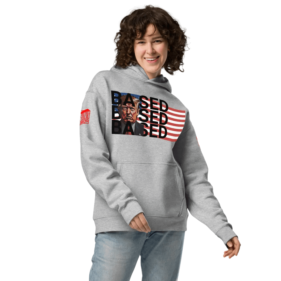 BASED American Flag Mugshot + Bold Letters ~Sweater 1~ product image (4)