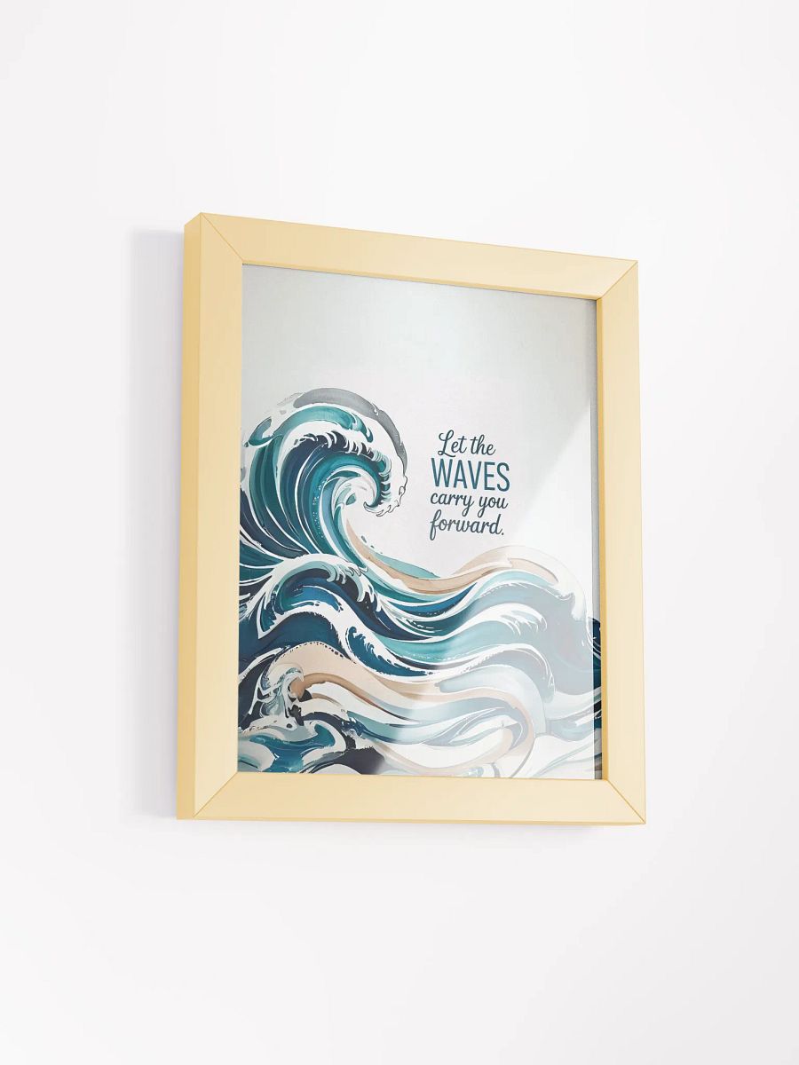 Ethereal Waves Framed Art Poster product image (39)
