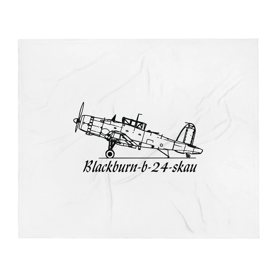 Blackburn b 24 skau Aircraft. Mystic Night Throw Blanket product image (13)