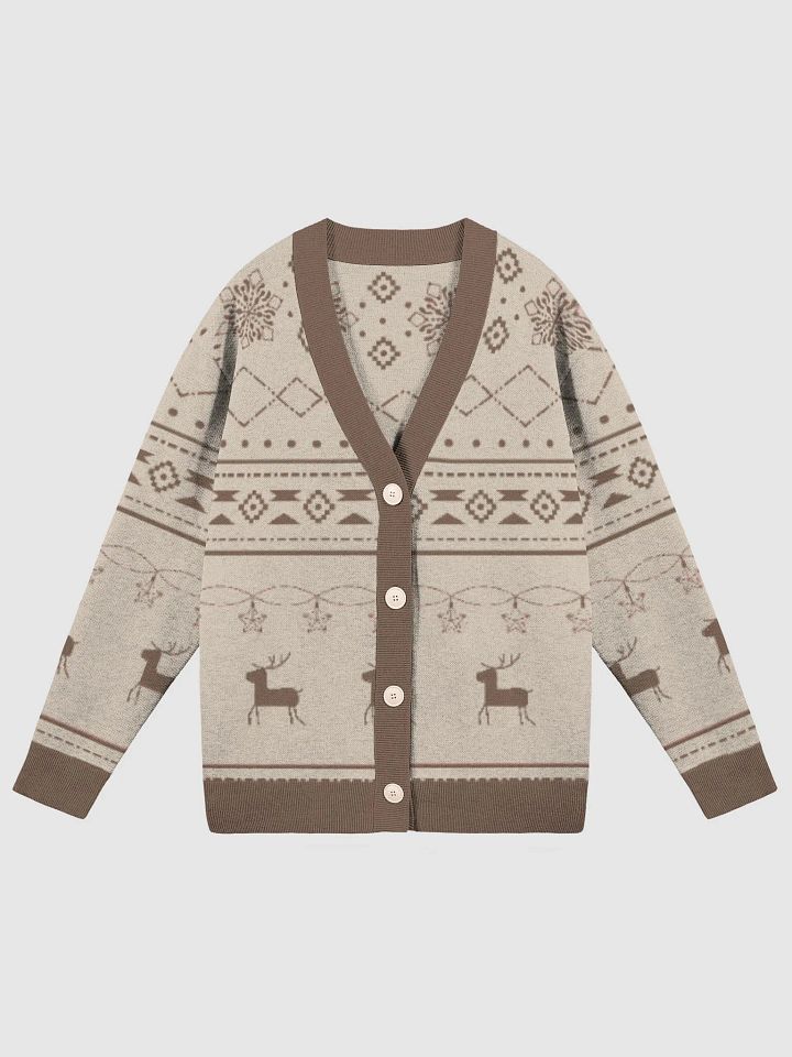 Reindeer Fusion Knit Cardigan product image (1)