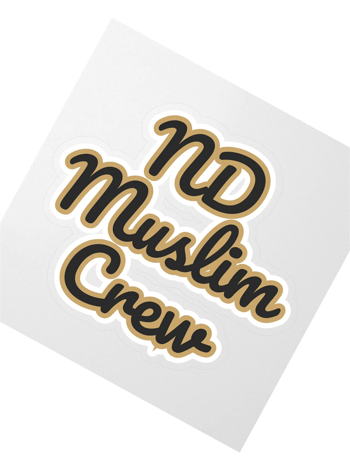 ND Muslim Crew Sticker product image (2)