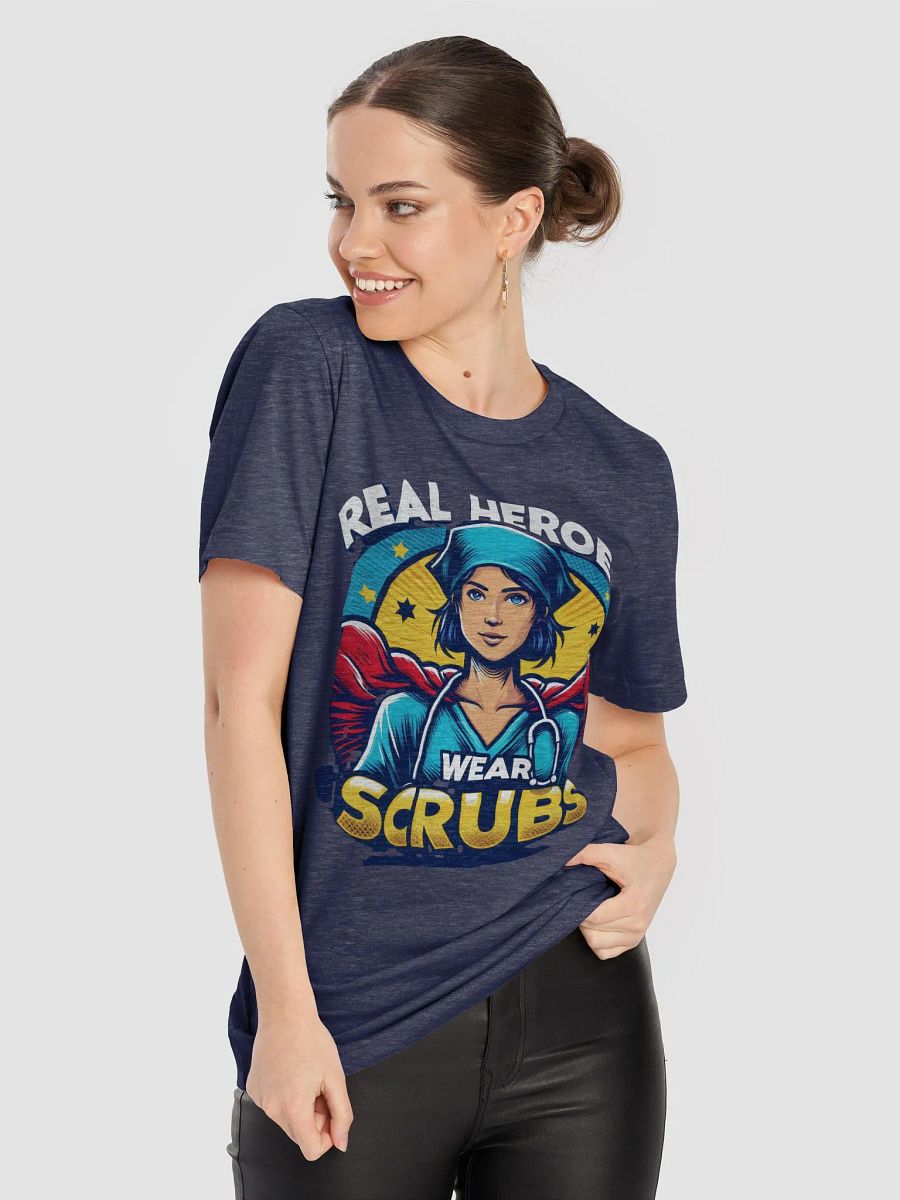 Real Heroes Wear Scrubs T-Shirt product image (82)