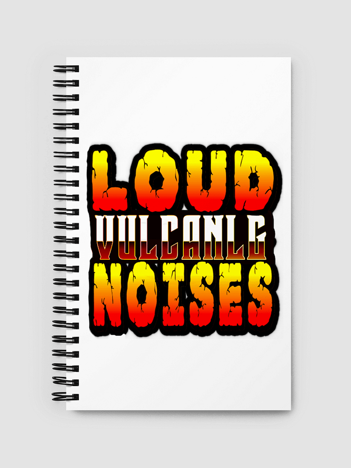 LOUD NOISES Logo Spiral Notebook product image (1)
