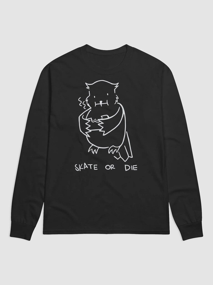 Skate or Die Champion Long Sleeve T-Shirt (Black) product image (1)
