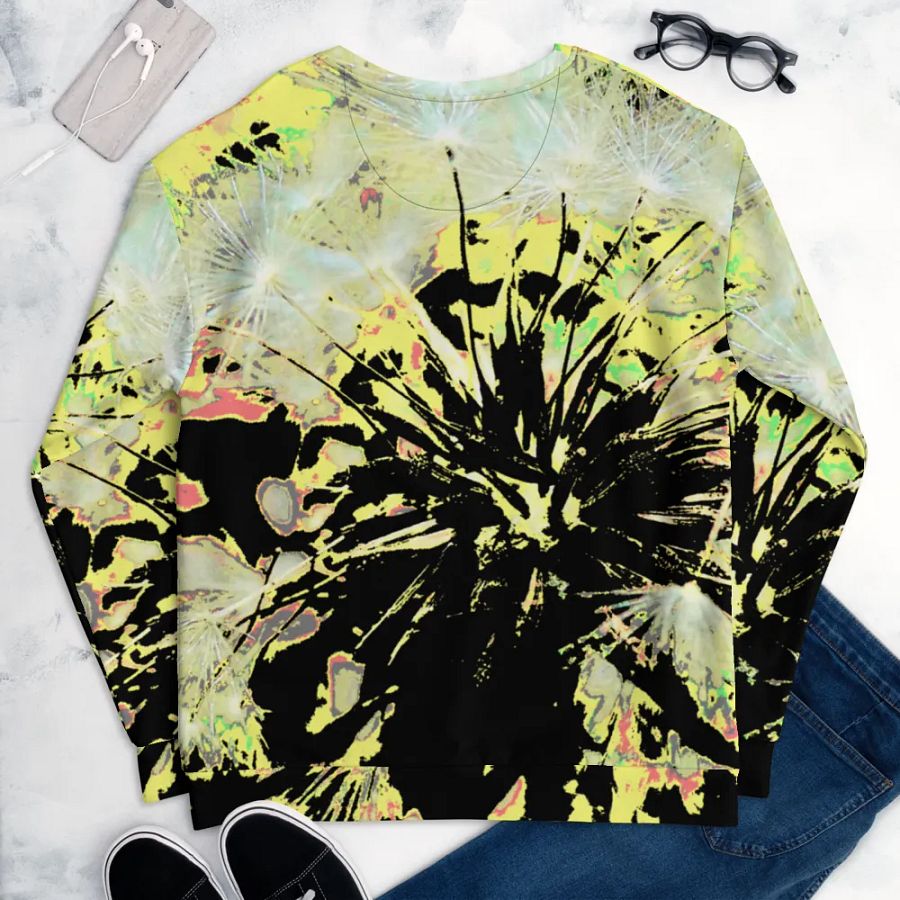 Abstract Energetic Dandelion Seeds Unisex Sweatshirt product image (10)