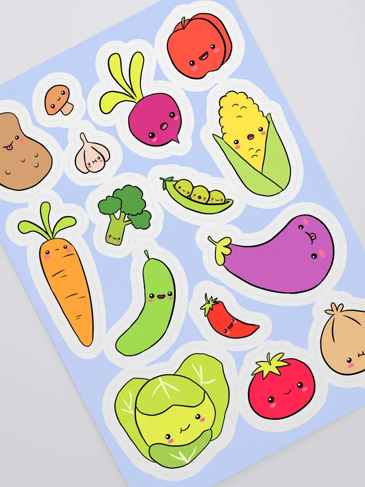 Veggie Wonderland Kiss Cut Sticker Sheet product image (2)