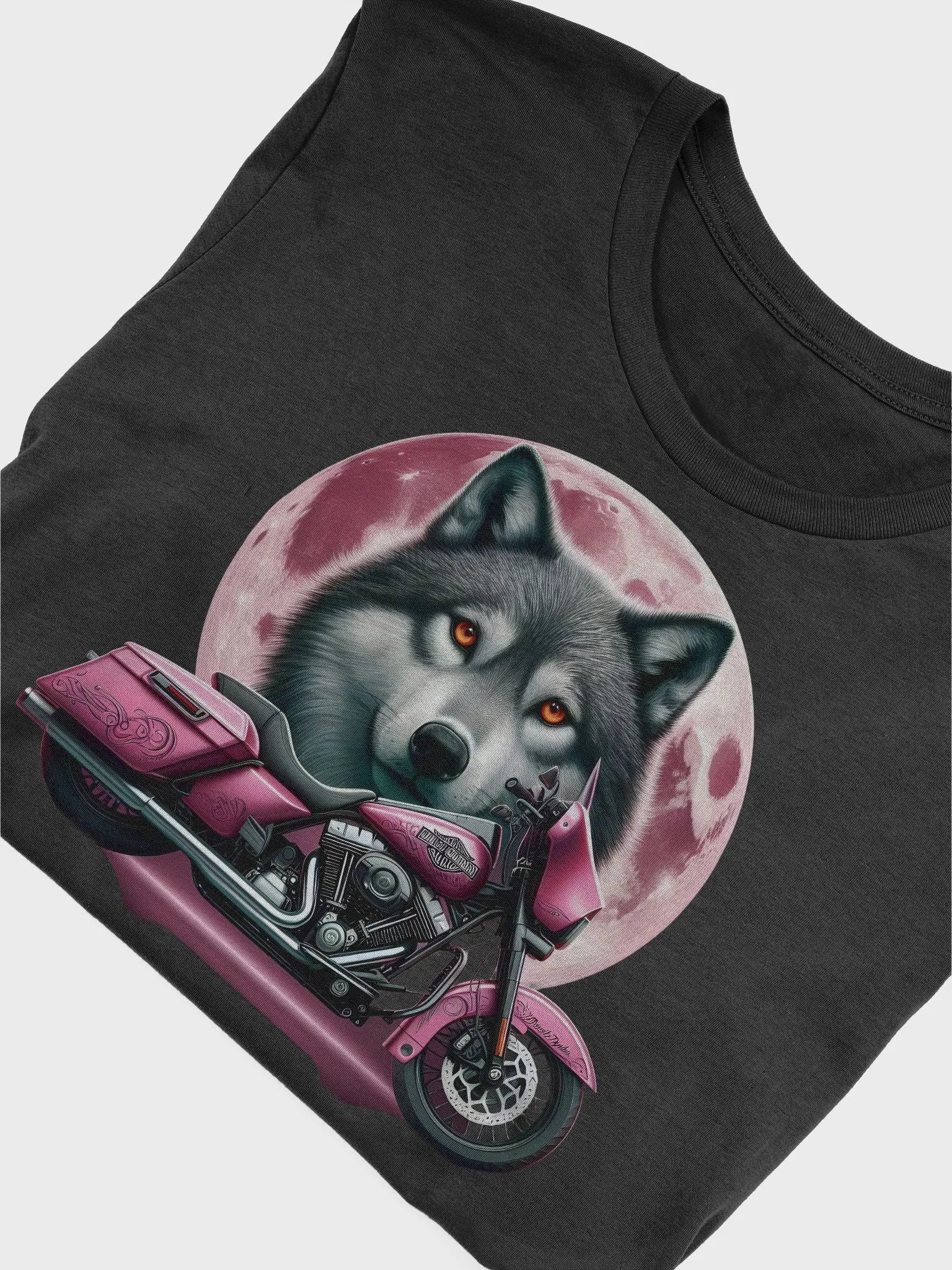 Motorcycle and Wolf - Unisex T-Shirt #8 product image (5)