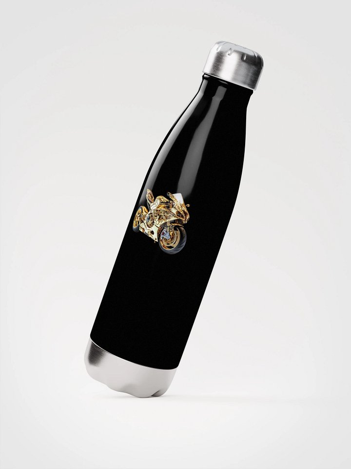 Golden Motorcycle Stainless Steel Water Bottle product image (2)