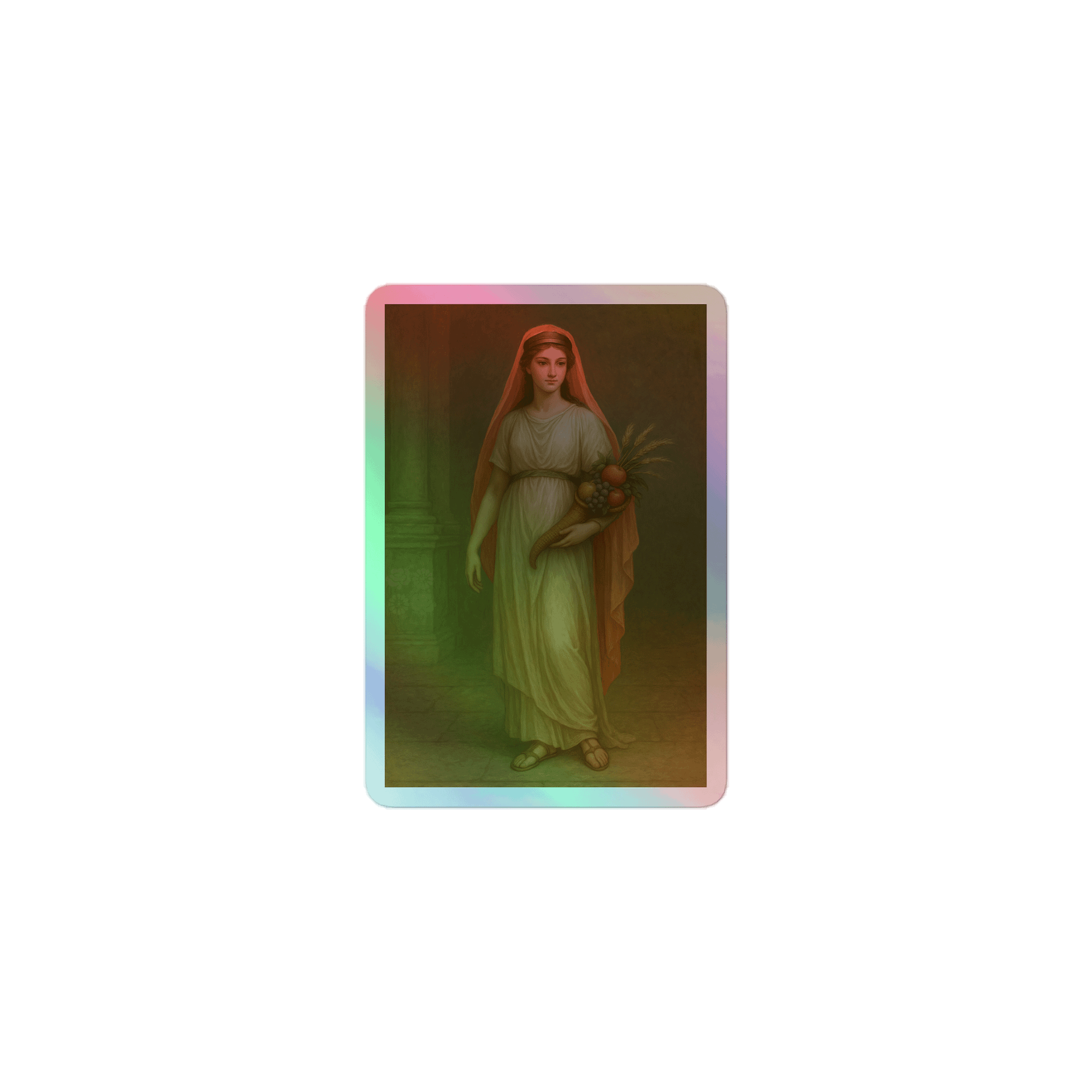 Goddess Fortuna Virgo (Virginalis) Holographic Sticker product image (1)