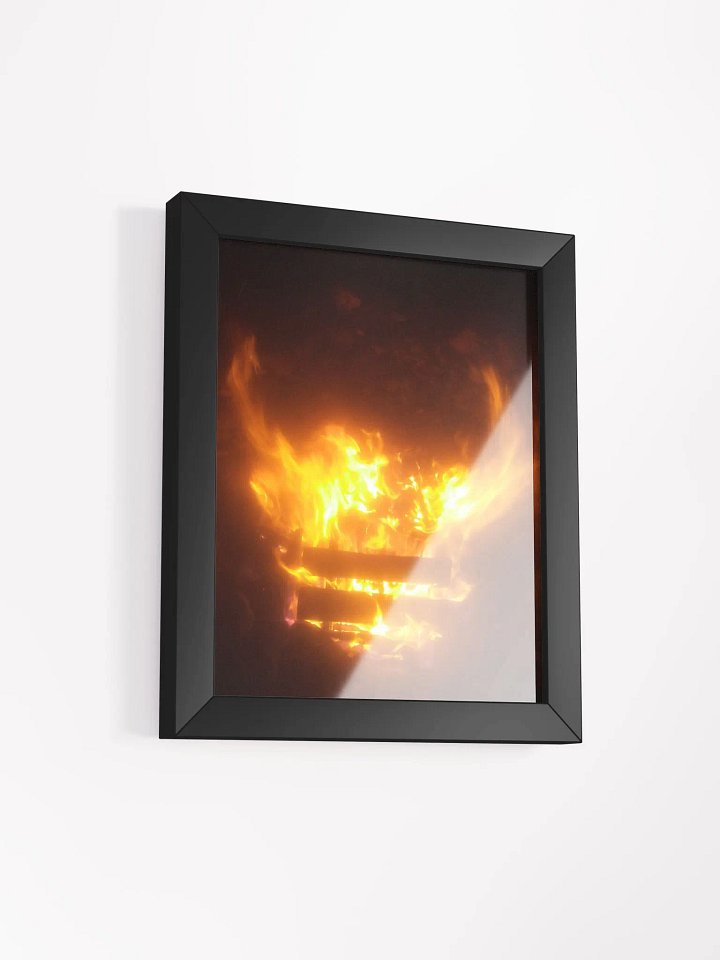 Framed High-Quality Matte Poster - Fire Pit Demon product image (2)