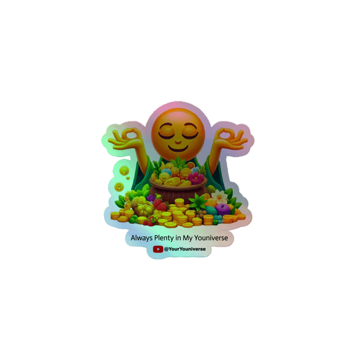 Always Plenty in My Youniverse Holographic Sticker Sheet product image (1)