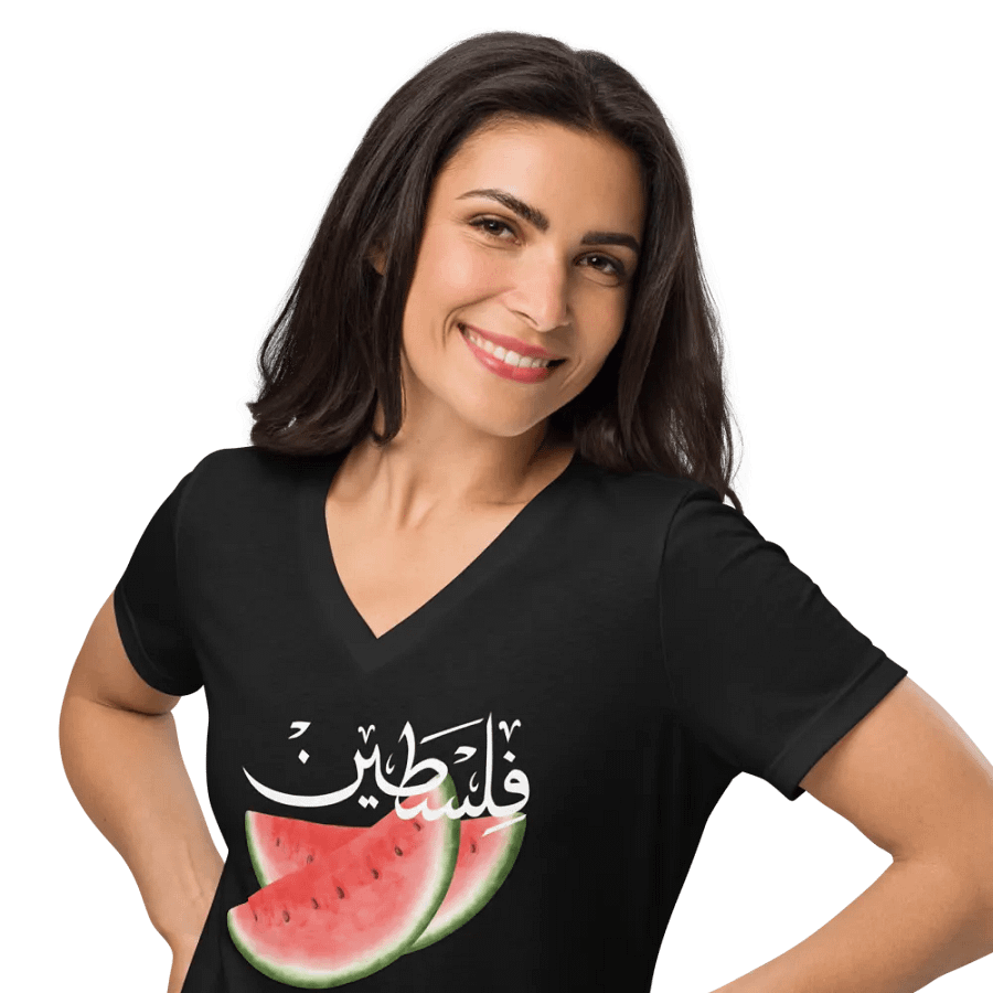 Watermelon Fitted V-Neck product image (46)