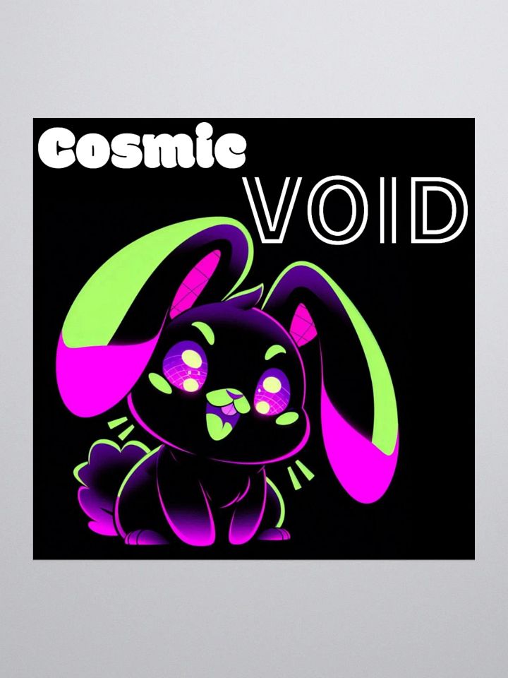 Cosmic VOID Bunny Sticker product image (1)