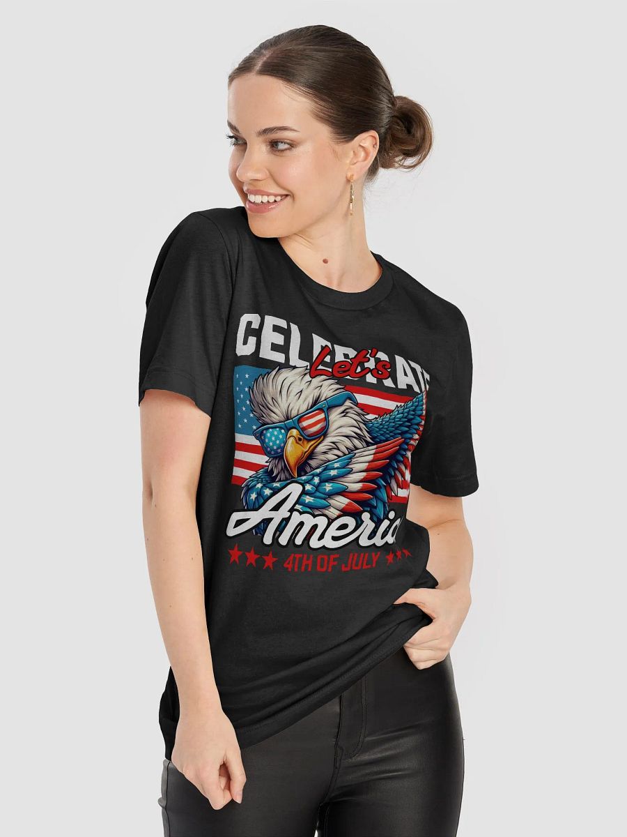 Celebrate 4th of July America shirt, cool USA eagle Tshirt, funny Independence day tee product image (8)