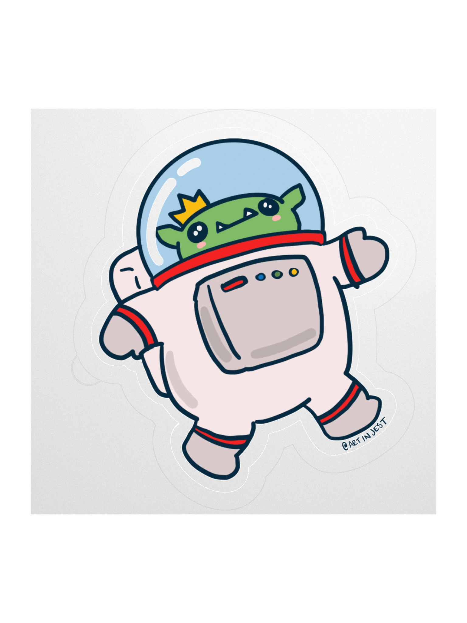 Astronaut Goblin Sticker product image (1)