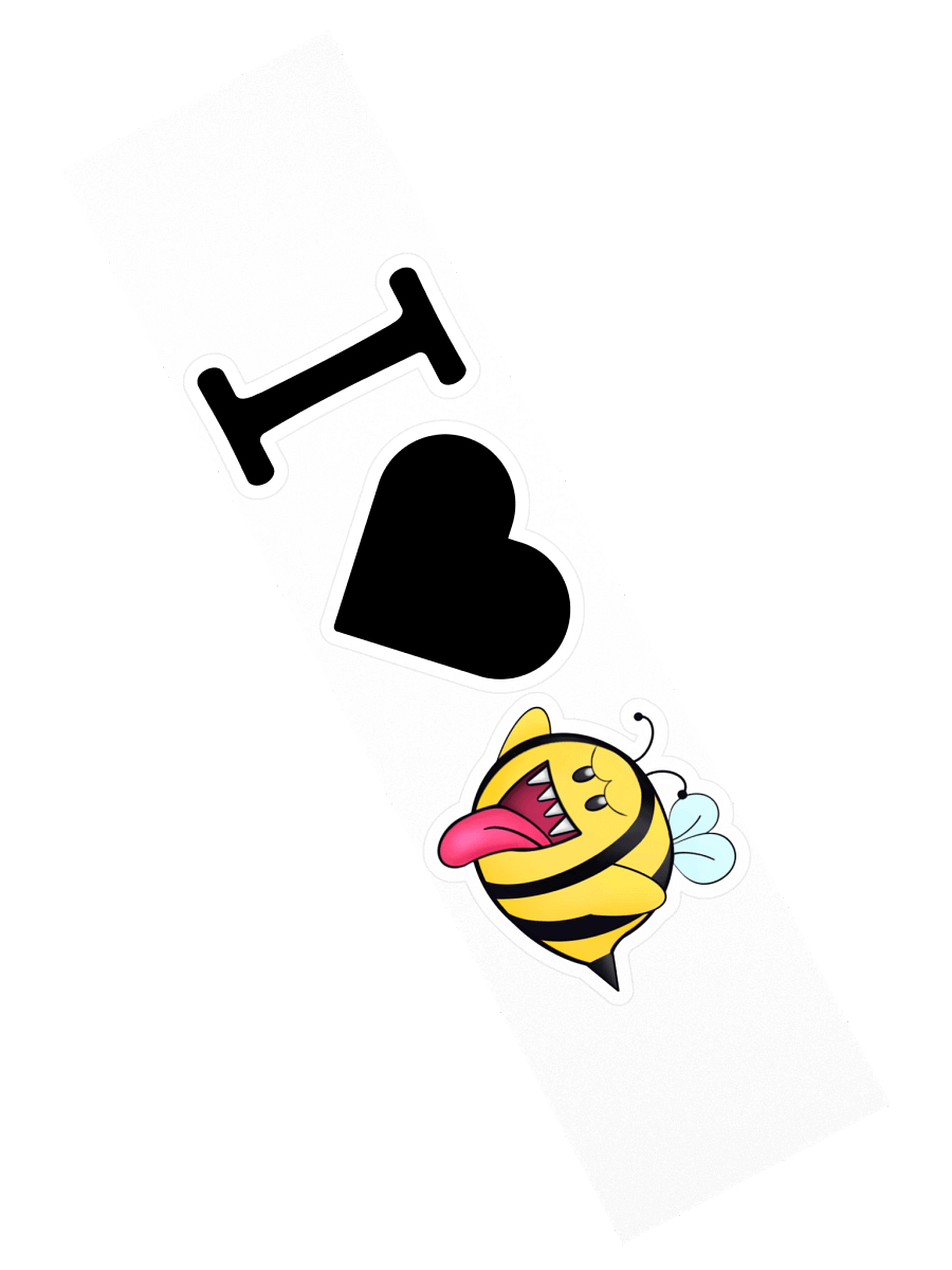 I Love Boo-Bees Stickers product image (2)