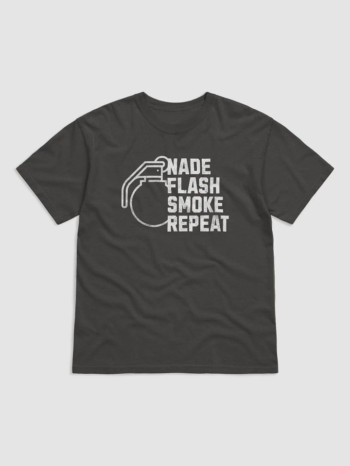 Nade Flash Smoke Repeat Shirt for FPS Gamer CS2 Graphic T-Shirt product image (1)