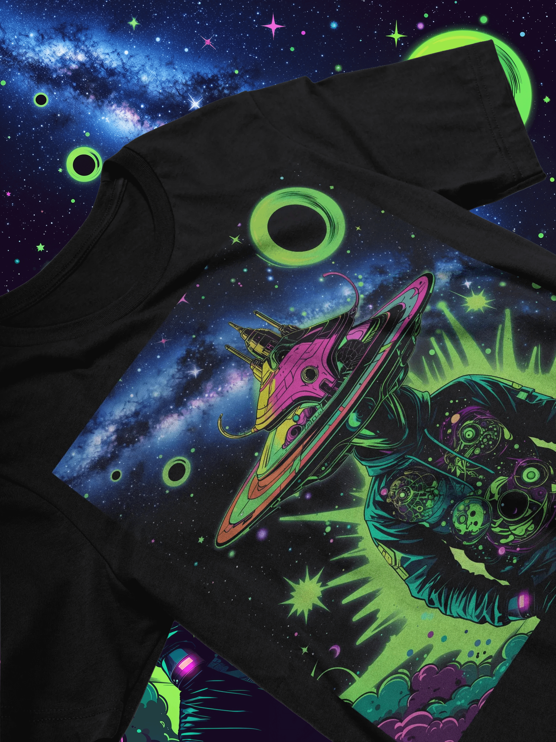 ✨ Beamed Up and Burnt Out – Running on stardust and strong vibes. product image (4)