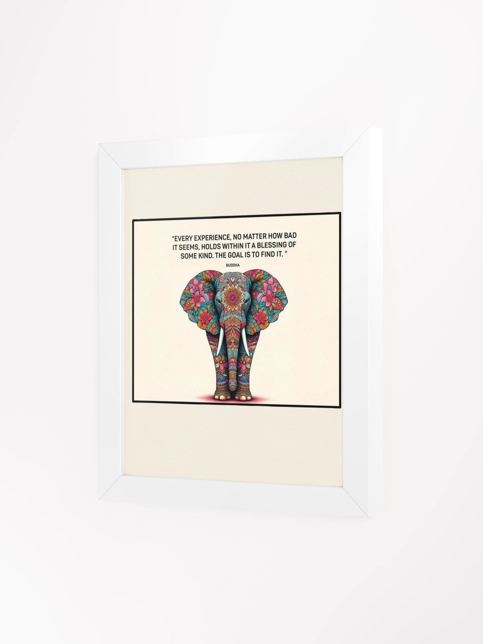Blessings of Experience Elephant Framed Poster product image (3)