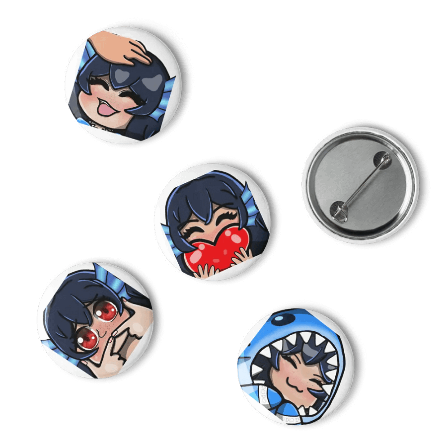Emote Button Pin Set (5) product image (15)