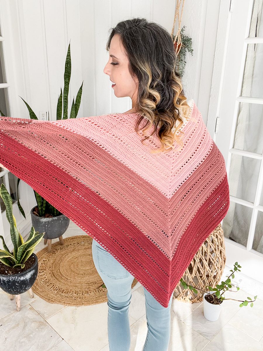 Triangle Crochet Shawl Pattern by Briana K Designs product image (5)