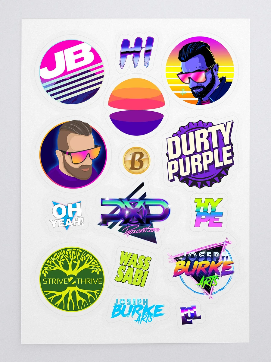 Official Joseph Burke Arts Universe Stickers product image (3)