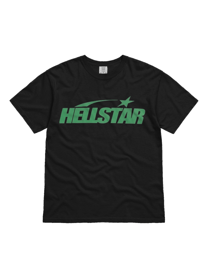 Hellstar Classic T-shirt (Regular Print) Black/Green product image (1)