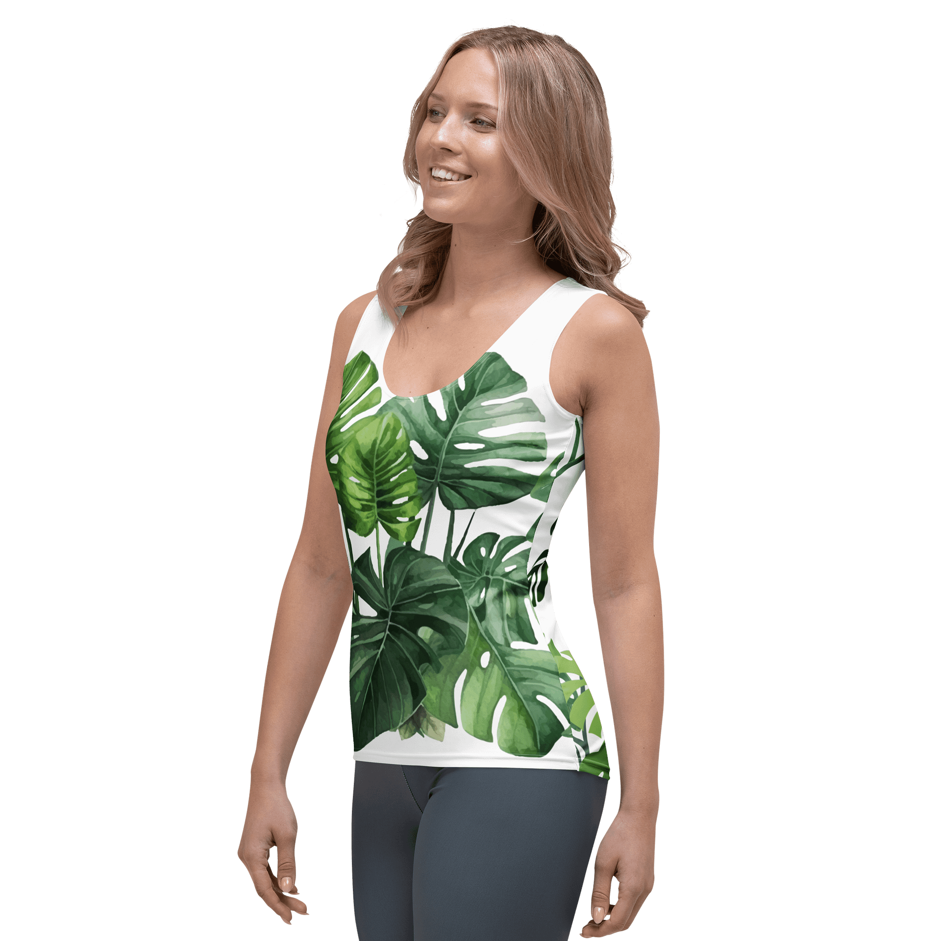 Monstera Leaves Women's Tank Top product image (3)