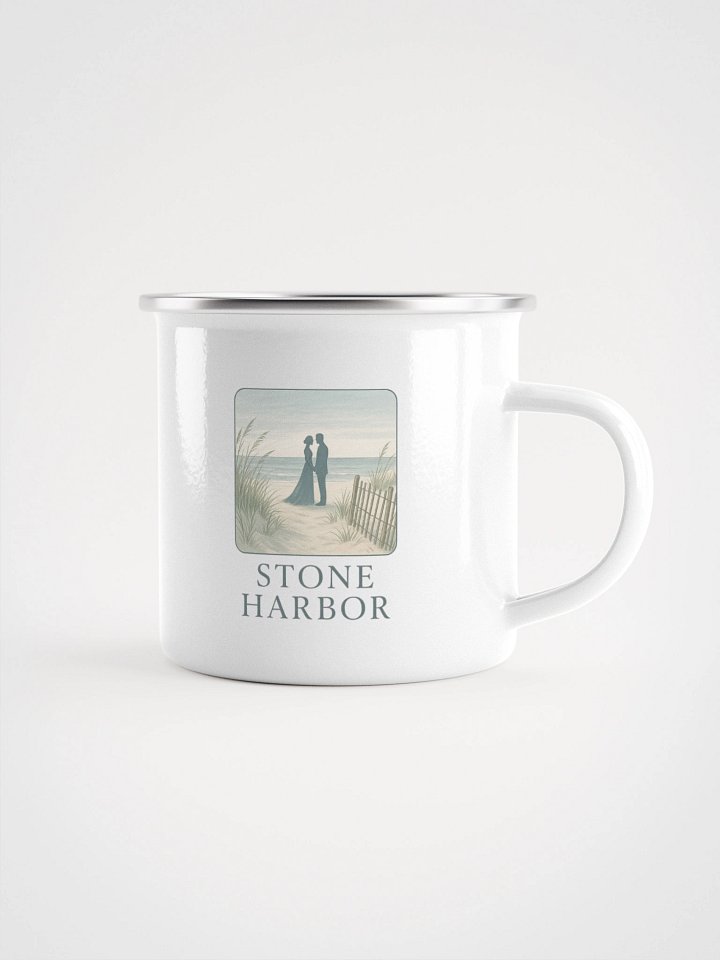 Stone Harbor NJ Enamel Wedding Mug product image (1)
