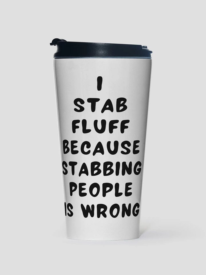Funny Needle Felt Stainless Steel Travel Mug (15oz) product image (1)