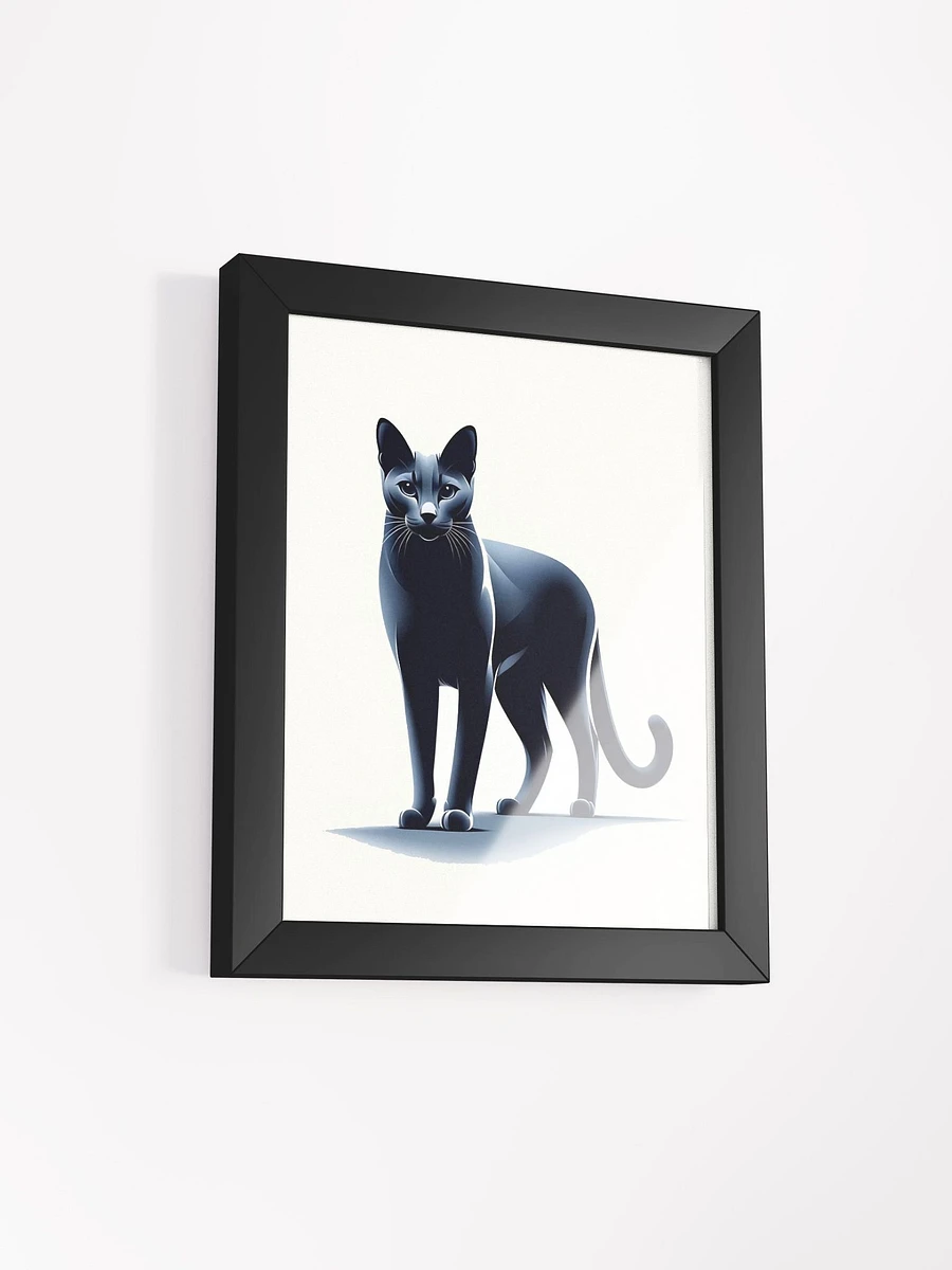 Framed High-Quality Matte Poster (in): Russian Blue product image (42)