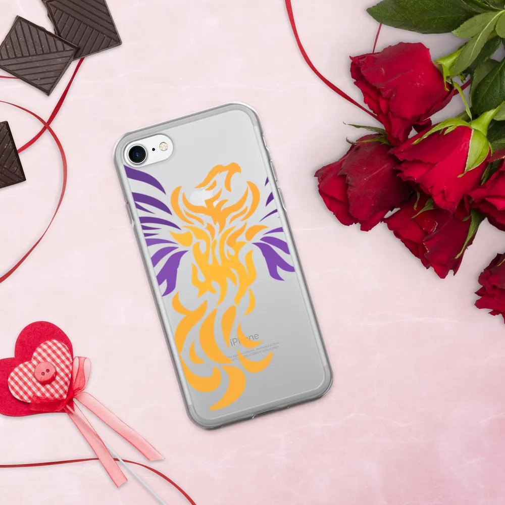 Rising Phoenix Clear Phone Case product image (9)