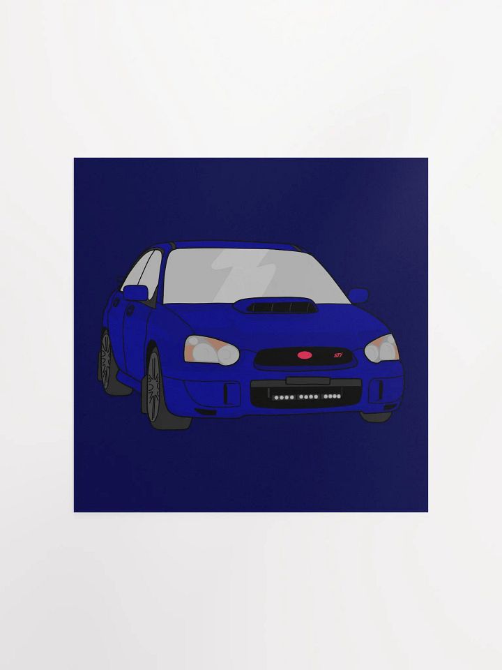 Caffeinated Gearhead's Car Collection - Subaru STI - Poster product image (1)