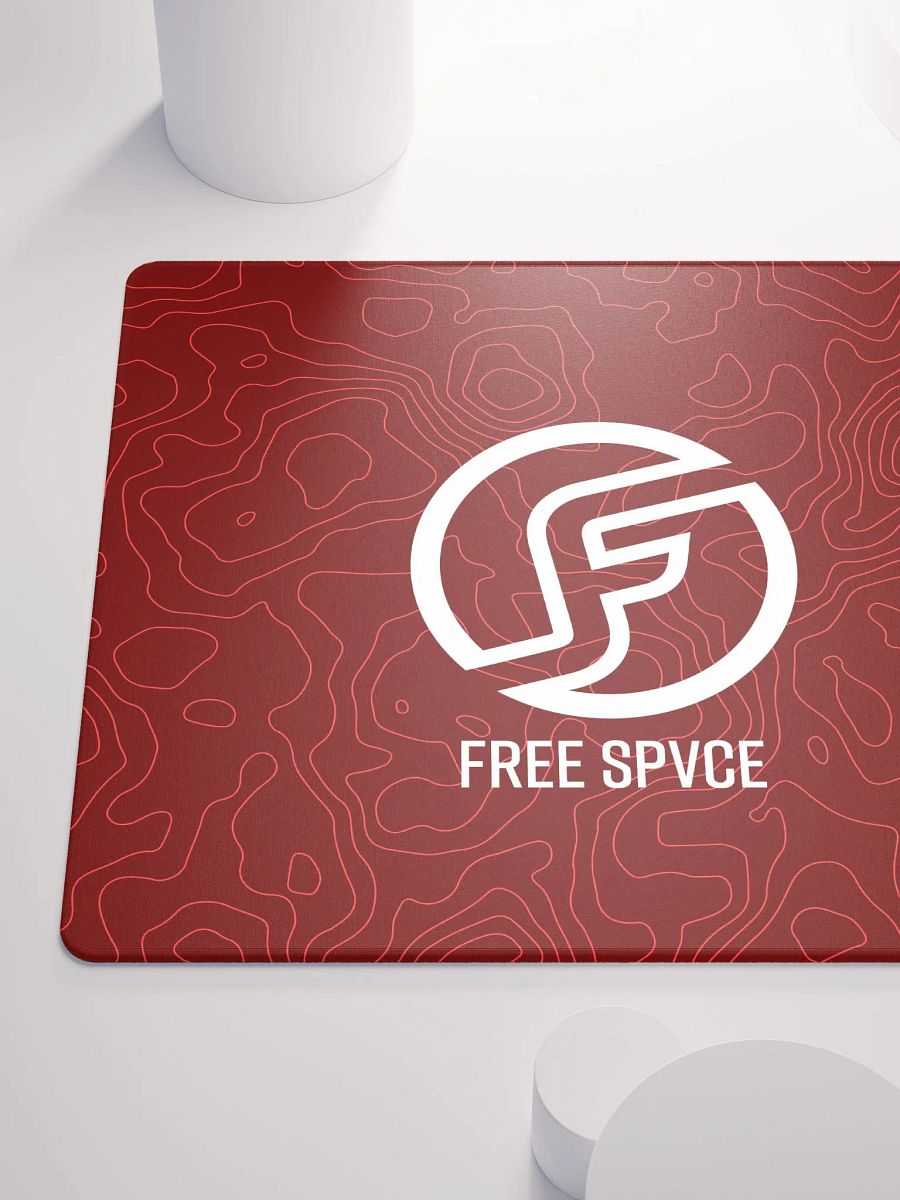 Topographic Red Mousepad product image (10)
