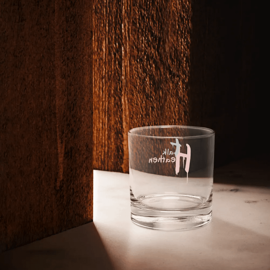 Talk Heathen Rocks Glass product image (12)