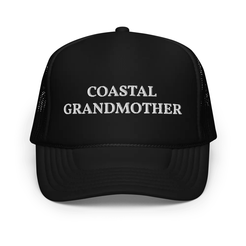 Coastal Grandmother - Embroidered Hat Trucker Cap product image (1)