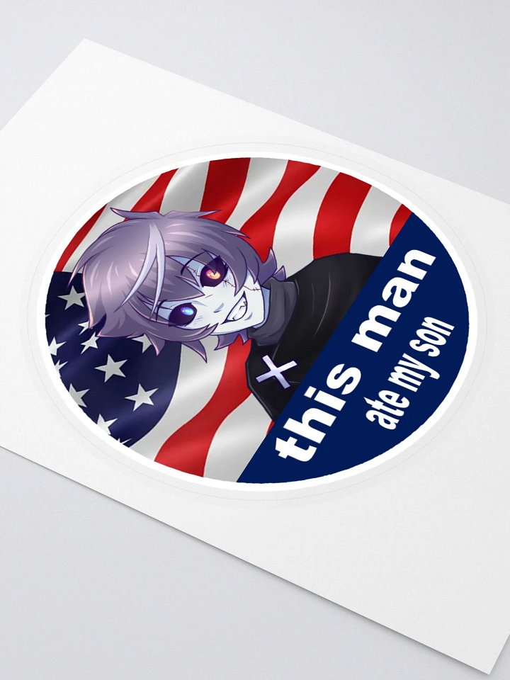 This Man Ate My Son Sticker product image (2)