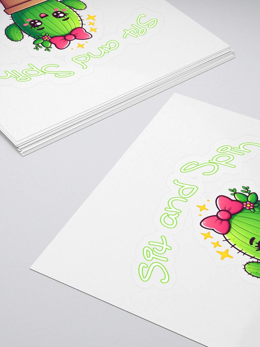 Sit and Spin Sticker product image (4)