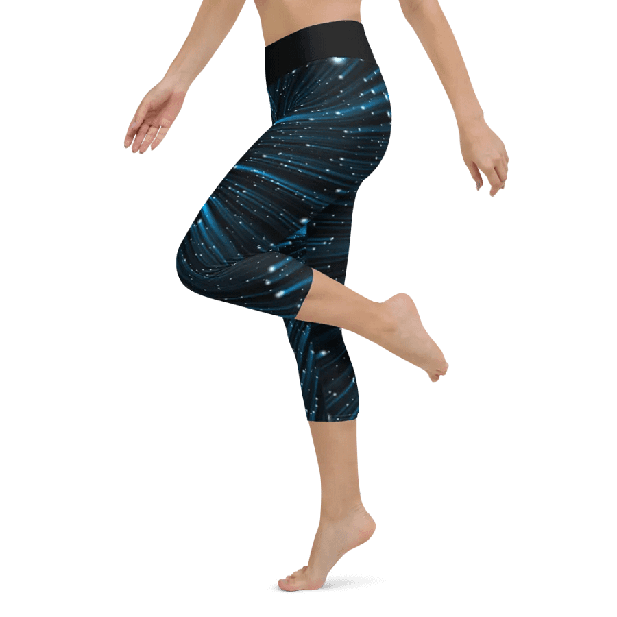 Hyperspace Journey Yoga Capri Leggings product image (11)