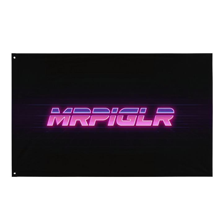 Neon Motion All-Over Flag product image (1)